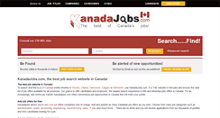 Desktop Screenshot of kanadajobs.com